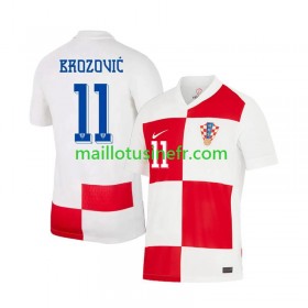 Maillot de Foot Croatie Marcelo Brozovic 11 Domicile UEFA EURO 2024
